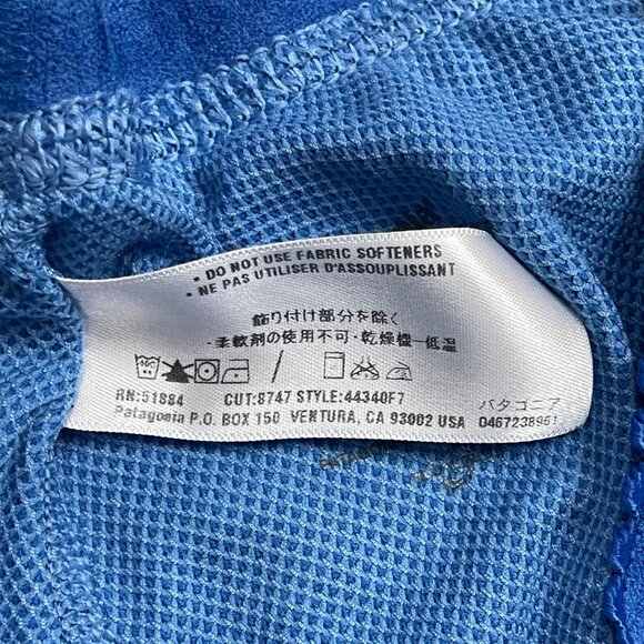 Patagonia Performance Baselayer Capilene Leggings Womens Size‎ Small Blue USA - Picture 10 of 10